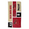 [Personalization Only] Dbacks Colorblock Personalized Beach Towel