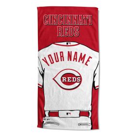 [Personalization Only] Cincinnati Reds "Jersey" Personalized Beach Towel