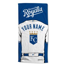 [Personalization Only] Kansas City Royals "Jersey" Personalized Beach Towel