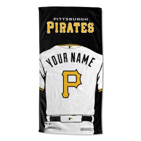 [Personalization Only] Pittsburgh Pirates "Jersey" Personalized Beach Towel