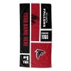 [Personalization Only] Falcons Colorblock Personalized Beach Towel