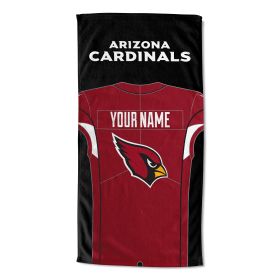 [Personalization Only] Arizona Cardinals "Jersey" Personalized Beach Towel