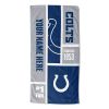 [Personalization Only] Colts Colorblock Personalized Beach Towel