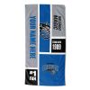 [Personalization Only] Orlando Magic Colorblock Personalized Beach Towel