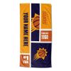 [Personalization Only] Phoenix Suns Colorblock Personalized Beach Towel