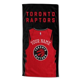 [Personalization Only] Toronto Raptors "Jersey" Personalized Beach Towel