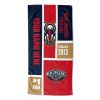 [Personalization Only] New Orleans Pelicans Colorblock Personalized Beach Towel