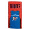 [Personalization Only] OFFICIAL NBA Jersey Personalized Beach Towel - Oklahoma City Thunder