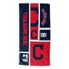 [Personalization Only] Indians Colorblock Personalized Beach Towel