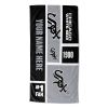 [Personalization Only] White Sox Colorblock Personalized Beach Towel