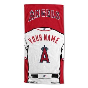 [Personalization Only] Los Angeles Angels "Jersey" Personalized Beach Towel