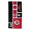 [Personalization Only] Reds Colorblock Personalized Beach Towel