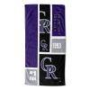 [Personalization Only] Rockies Colorblock Personalized Beach Towel