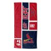 [Personalization Only] OFFICIAL MLB Colorblock Beach Towel - Cardinals