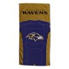 [Personalization Only] Baltimore Ravens "Jersey" Personalized Beach Towel