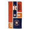 [Personalization Only] Astros Colorblock Personalized Beach Towel