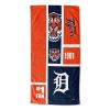 [Personalization Only] Tigers Colorblock Personalized Beach Towel