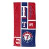 [Personalization Only] OFFICIAL MLB Colorblock Beach Towel - Rangers