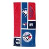 [Personalization Only] Blue Jays Colorblock Personalized Beach Towel