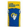 [Personalization Only] OFFICIAL NFL Jersey Beach Towel - Los Angeles Rams