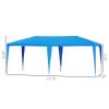 10' x 20' Gazebo Canopy Party Tent , Blue-AS