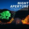 50pcs Camping Nail; Night Luminous Ring; Round Multi-Functional Tents & Canopy Accessories