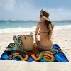 1pc Orange Octopus Beach Towels; Microfiber Oversized Beach Blanket; Super Absorbent Bath Towel; For Travel Swim Pool Diving Fitness Surfing Yoga Camp