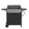 4 Burner Barbecue Grill Stainless Steel Gas Grill