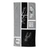 [Personalization Only] San Antonio Spurs Colorblock Personalized Beach Towel