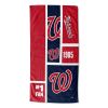 [Personalization Only] Nationals Colorblock Personalized Beach Towel