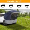 140*180*167cm Silver Tape Hardcore SUV Rear Tent Camping Tent Navy Blue Dark Gray