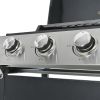 3 Burner Barbecue Grill Stainless Steel Gas Grill