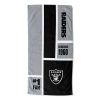 [Personalization Only] Raiders Colorblock Personalized Beach Towel