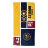 [Personalization Only] Denver Nuggets Colorblock Personalized Beach Towel