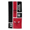 [Personalization Only] Chicago Bulls Colorblock Personalized Beach Towel