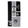 [Personalization Only] Brooklyn Nets Colorblock Personalized Beach Towel