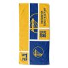 [Personalization Only] Golden State Warriors Colorblock Personalized Beach Towel