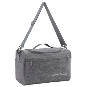 Thickened Large-capacity Waterproof Luggage Bag (Option: Gray)