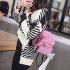 Fashion Backpack Women Mini Fur Ball School Bags