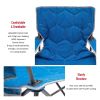 Oversized Folding Camping Chair, Heavy Duty Supports 300 LBS, Portable Chairs For Outdoor Lawn Beach Camp Picnic